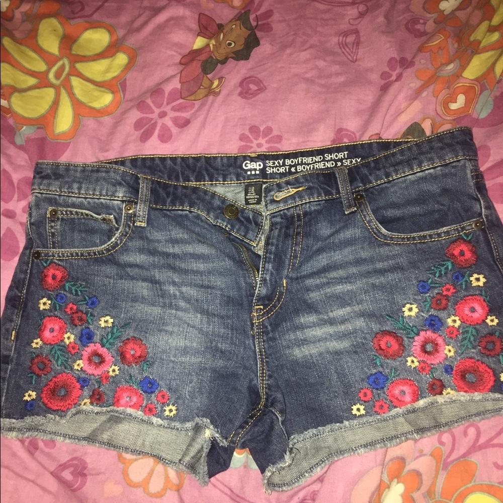 Jean boyfriend shorts